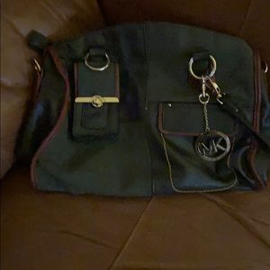 Nice Hunter Green Michael Kors Bag